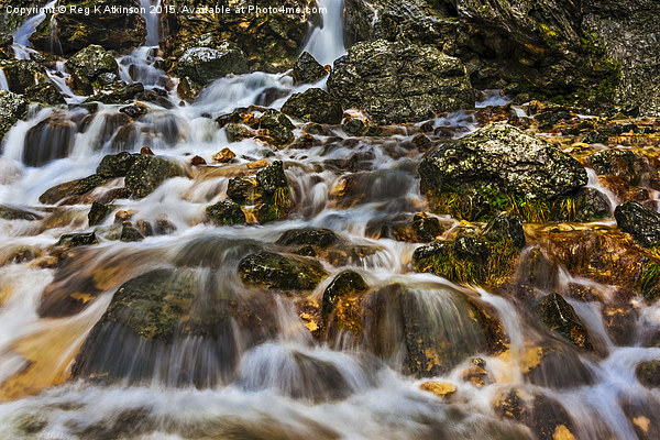  Girdle Scar Waterfall Picture Board by Reg K Atkinson