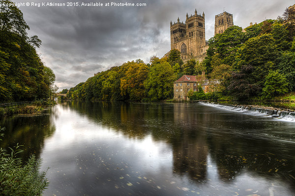  Durham Cathedral and Riverside Picture Board by Reg K Atkinson