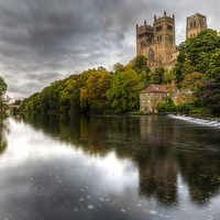 Buy canvas prints of  Durham Cathedral and Riverside by Reg K Atkinson