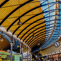Buy canvas prints of Newcastle Central Station by Reg K Atkinson