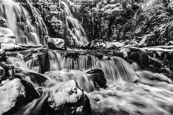 Bleabeck Force In Flow Picture Board by Reg K Atkinson
