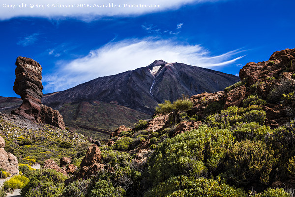 Mount Teide - Tenerife Picture Board by Reg K Atkinson