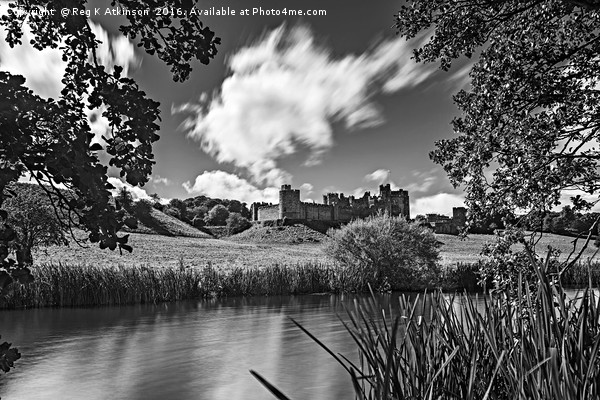 Alnwick Castle Picture Board by Reg K Atkinson