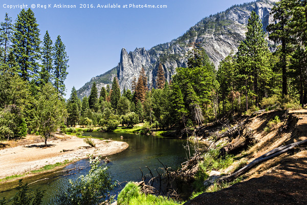 Yosemite Valley Picture Board by Reg K Atkinson