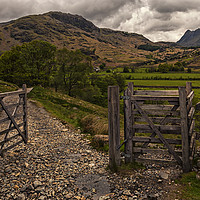 Buy canvas prints of Ulpha Fell and Pike O' Blisco by Reg K Atkinson