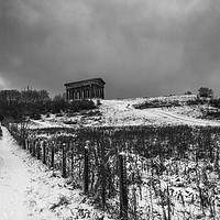 Buy canvas prints of Winter At Penshaw Monument  by Reg K Atkinson