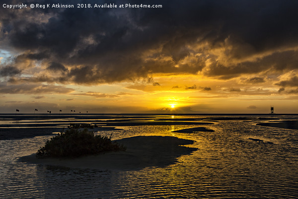 Sunrise, Gorriones,  Costa Calma Picture Board by Reg K Atkinson