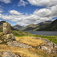 Buy canvas prints of Scafell over Wastwater by Reg K Atkinson