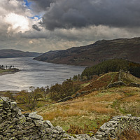 Buy canvas prints of Autumnal Haweswater by Reg K Atkinson