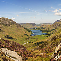 Buy canvas prints of Warnscale Bottom and Buttermere by Reg K Atkinson
