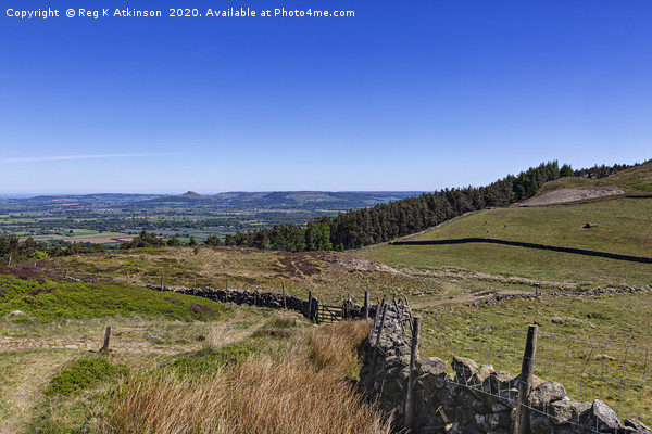 A View Of Roseberry Topping Picture Board by Reg K Atkinson