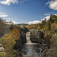 Buy canvas prints of Autumn at High Force by Reg K Atkinson