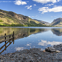 Buy canvas prints of Buttermere and Fleetwith Pike  by Reg K Atkinson