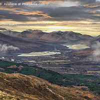 Buy canvas prints of Fort William Sunset by Reg K Atkinson