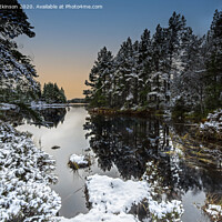 Buy canvas prints of Winter in The Cairngorms by Reg K Atkinson
