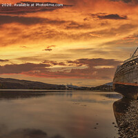 Buy canvas prints of Corpach at Linnhe  by Reg K Atkinson