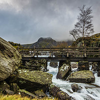 Buy canvas prints of Afon Idwal falls by Lee Sutton
