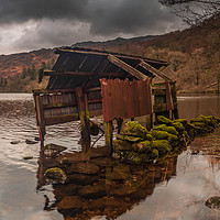 Buy canvas prints of Abandoned boat house by Lee Sutton