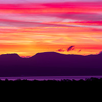 Buy canvas prints of Cardigan Bay Sunrise by Lee Sutton