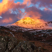 Buy canvas prints of Moelwyn Bach Sunset by Lee Sutton