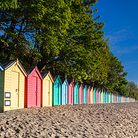 Buy canvas prints of Beach Huts by Lee Sutton