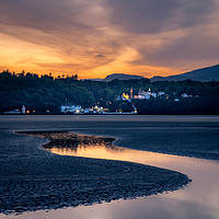 Buy canvas prints of Portmeirion Sunset by Lee Sutton