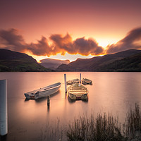 Buy canvas prints of Sunrise Boats by Lee Sutton