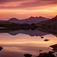 Buy canvas prints of Snowdon Sunset by Lee Sutton