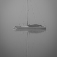 Buy canvas prints of Foggy reflections by Lee Sutton