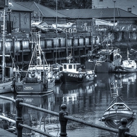 Buy canvas prints of  awaiting the tide by Neil Gardiner