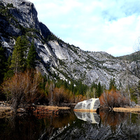 Buy canvas prints of  Mirror Lake, Yosemite National Park by Liam Green