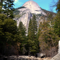 Buy canvas prints of  Mountain in Yosemite by Liam Green