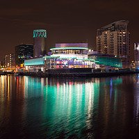 Buy canvas prints of Quays theatre Manchester media city by Steven Blanchard