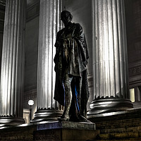 Buy canvas prints of Earl of Beaconsfield statue  by Steven Blanchard