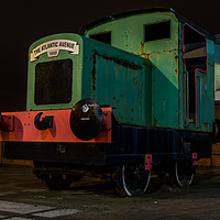 Buy canvas prints of Old dock train by Steven Blanchard