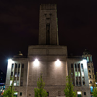 Buy canvas prints of Art deco building Liverpool  by Steven Blanchard