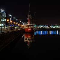 Buy canvas prints of Salthouse dock fire ship by Steven Blanchard