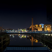 Buy canvas prints of Canning dock liverpool by Steven Blanchard