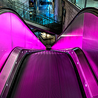 Buy canvas prints of Scary escalator by Steven Blanchard