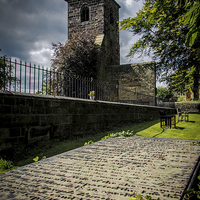 Buy canvas prints of  The tower and the grave by Gary Peacock