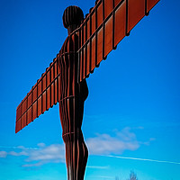 Buy canvas prints of The Angel of the North the AKA The Gateshead Flash by Gary Peacock