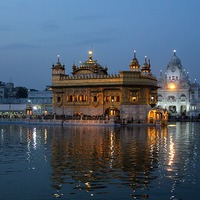 Buy canvas prints of  The Golden Temple by Jamie Mitchell