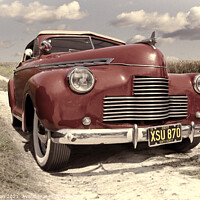 Buy canvas prints of American Classic Car by Ian Merton