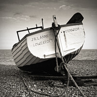 Buy canvas prints of Dunwich Boat by Ian Merton