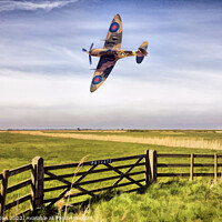 Buy canvas prints of Spitfire Pass by Ian Merton