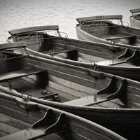 Buy canvas prints of Rowing Boats by Ian Merton