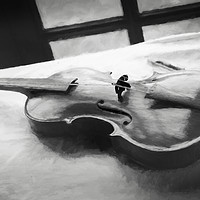 Buy canvas prints of Violin by Ian Merton