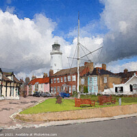 Buy canvas prints of Southwold St James Green by Ian Merton