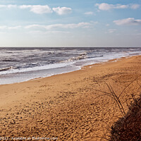 Buy canvas prints of A Walk On The Beach by Ian Merton