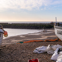 Buy canvas prints of Hastings Fishing Beach by Nick Rowland
